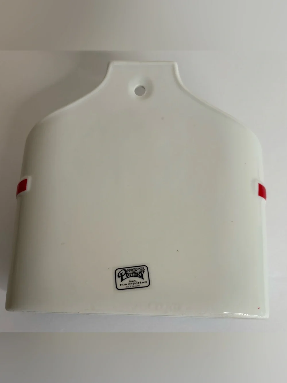 CHRISTMAS/HOLIDAY PORCELAIN ENVELOPE CARD HOLDER (VINTAGE)